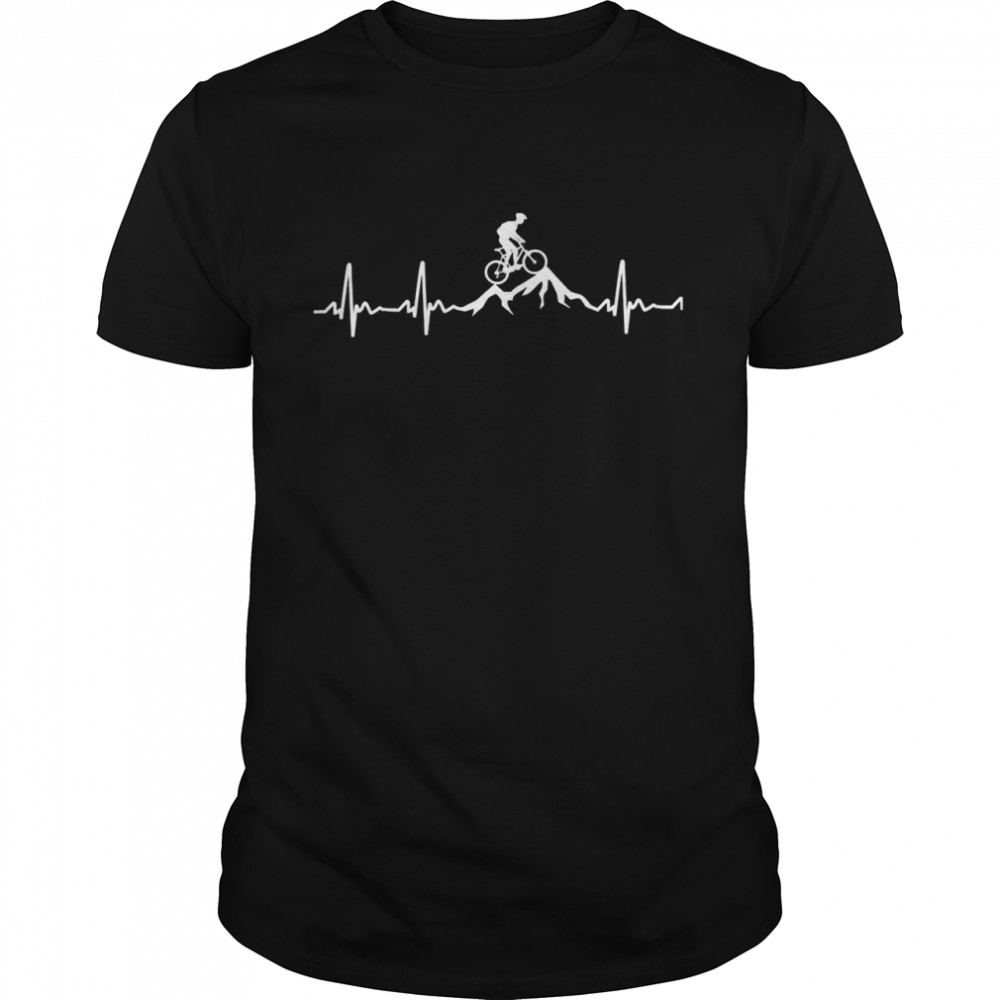 MOUNTAIN BIKE HEARTBEAT MTB BIKE Shirt