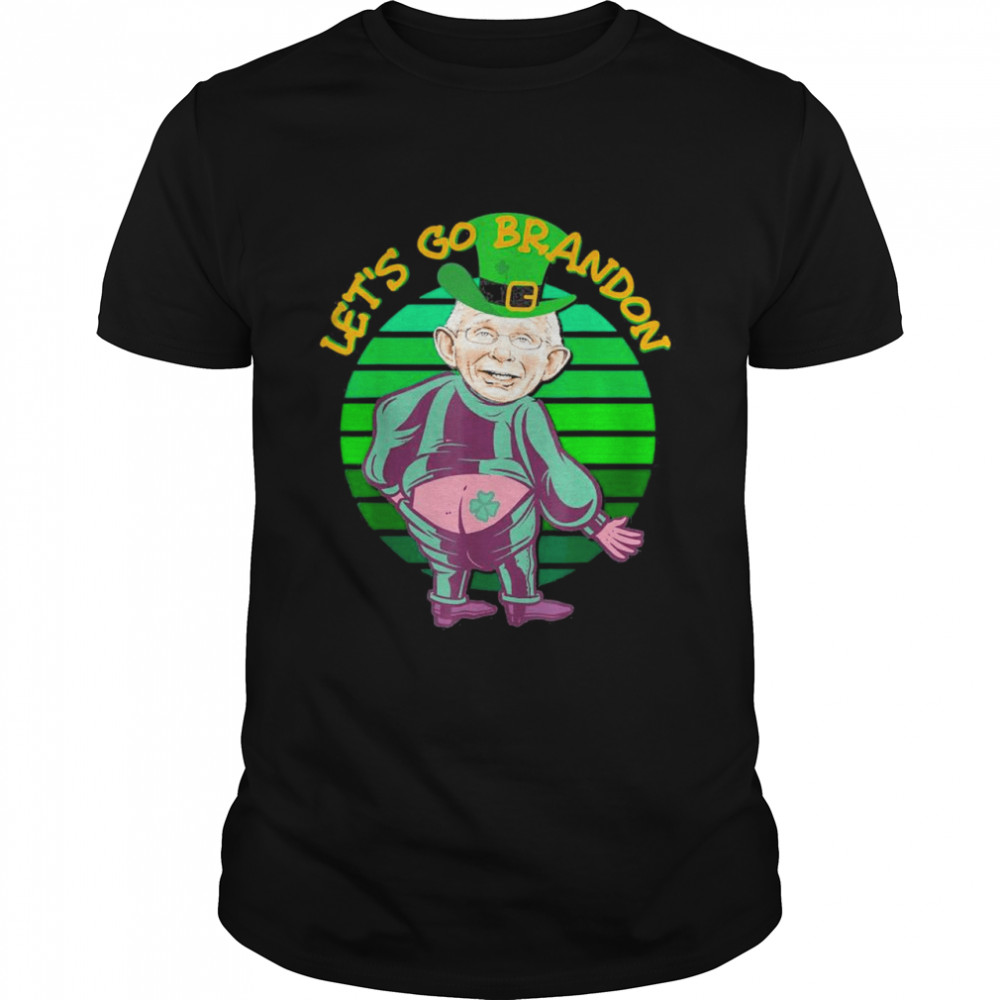 Naughty Dr Fauci Leprechaun St Patricks Day Shamrock Irish vintage shirt