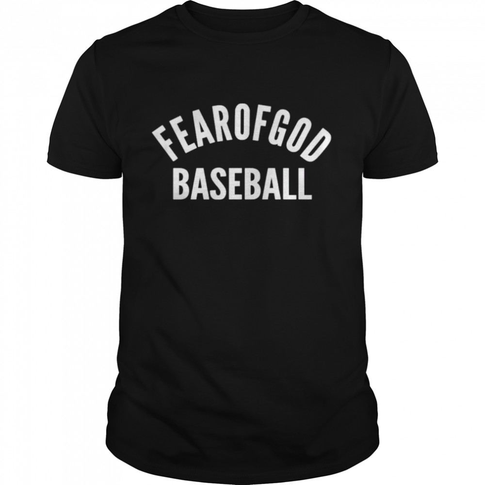 Nice fear of God baseball shirt