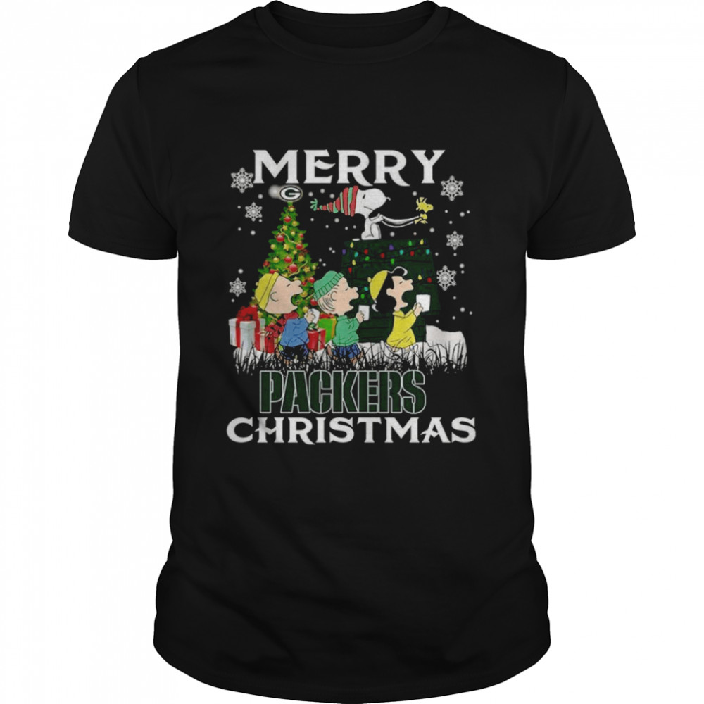 Snoopy Merry packers christmas shirt
