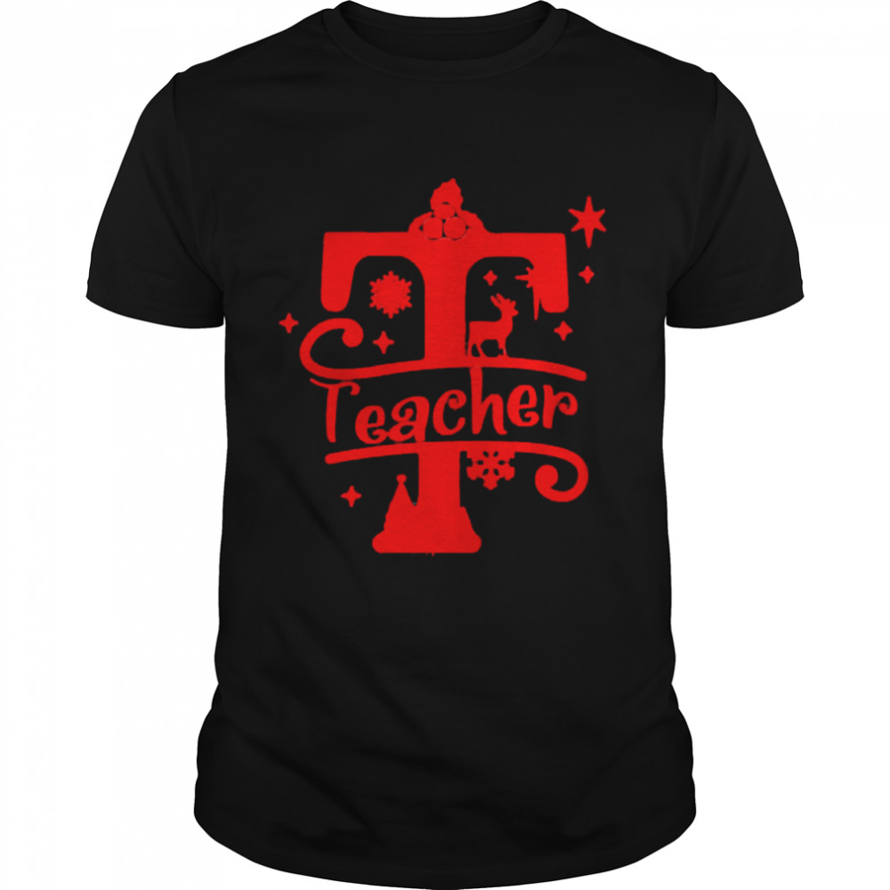 Teacher Alphabet Teacher Squad Christmas Sweater Shirt