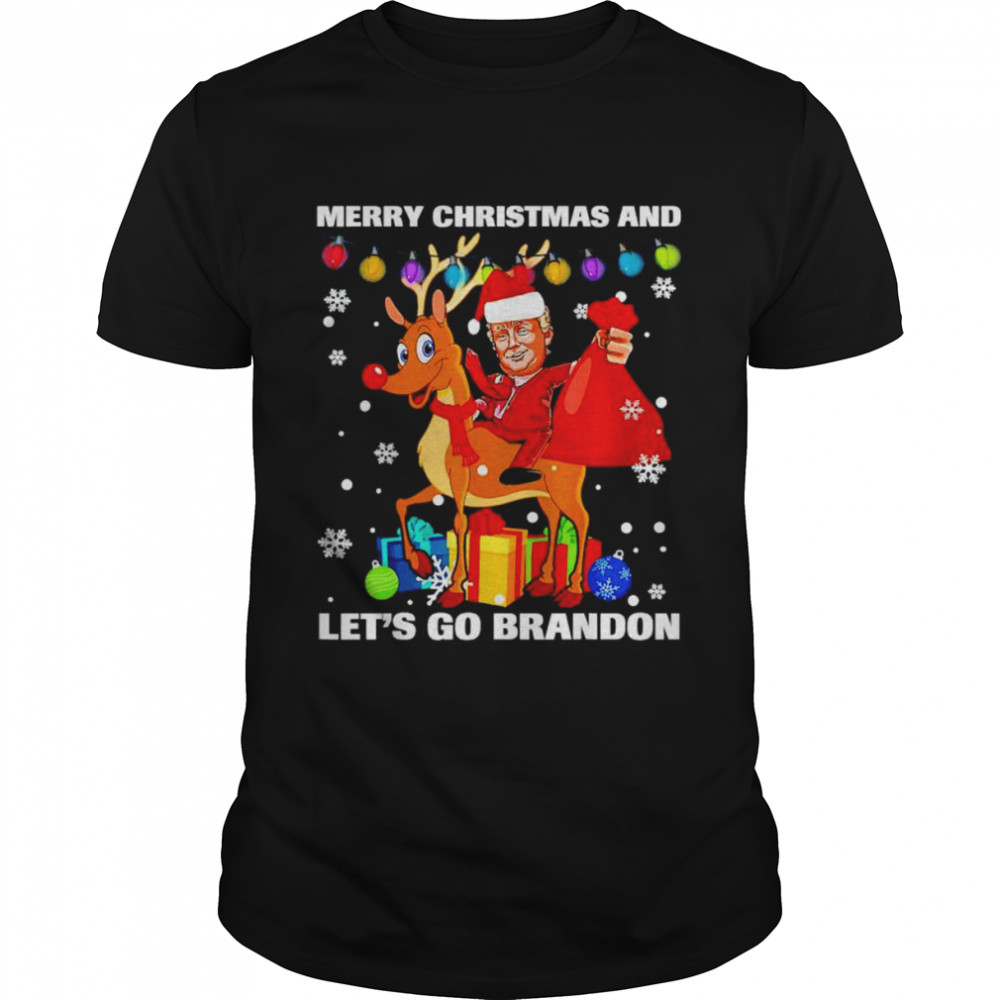 Trump merry Christmas and let’s go Brandon shirt