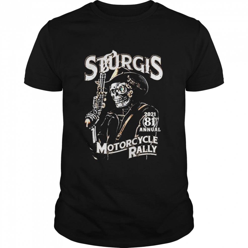 2021 Sturgis Motorcycle Rally Steampunk Cowboy Shirt