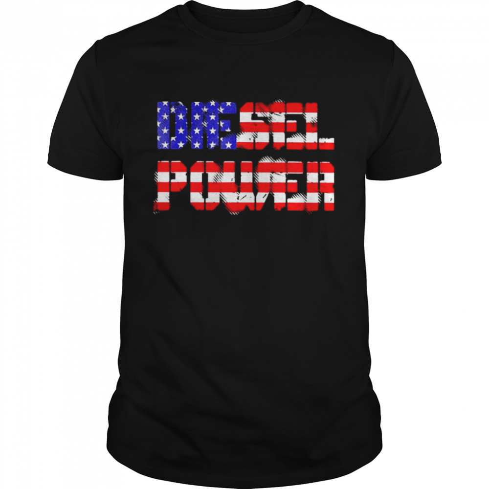 American flag Diesel Power shirt