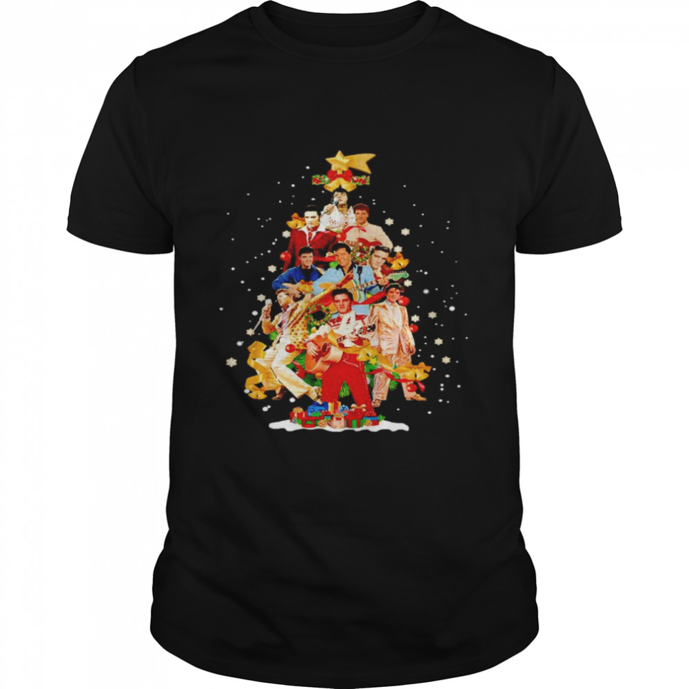 Elvis Presley Christmas tree shirt