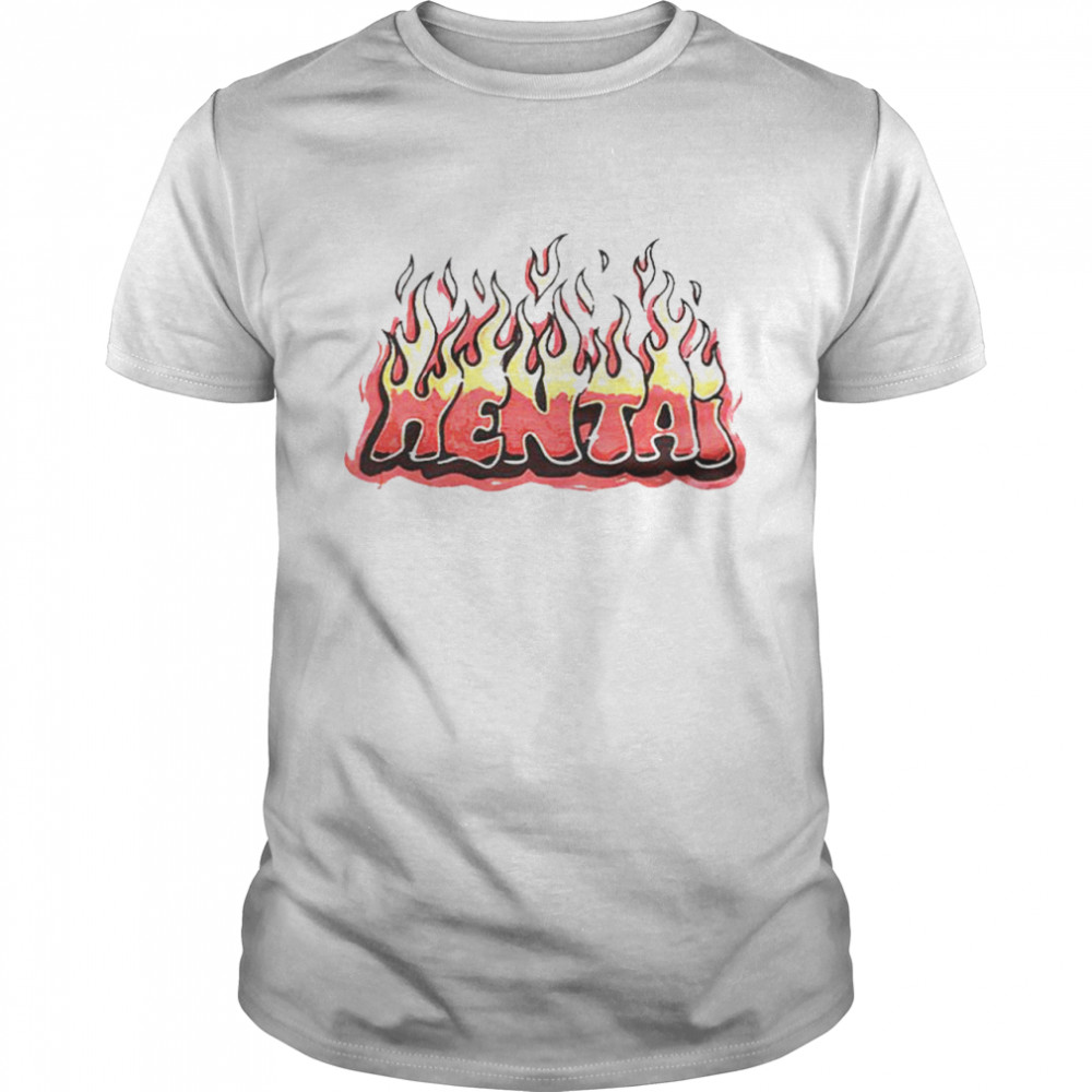 Hentai flames logo T-shirt