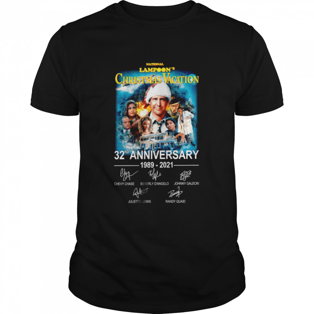 National lampoon’s christmas vacation 32nd anniversary 1989 2021 shirt