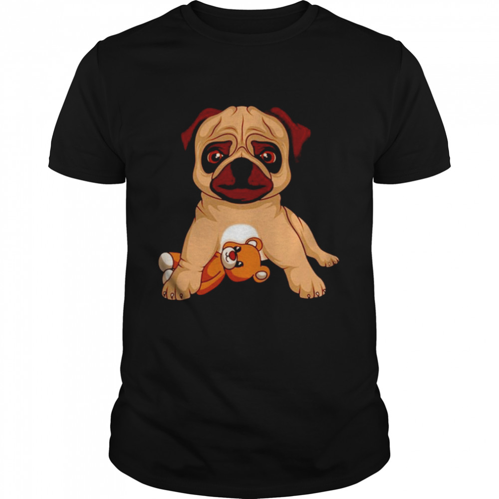 pug dog t-shirt