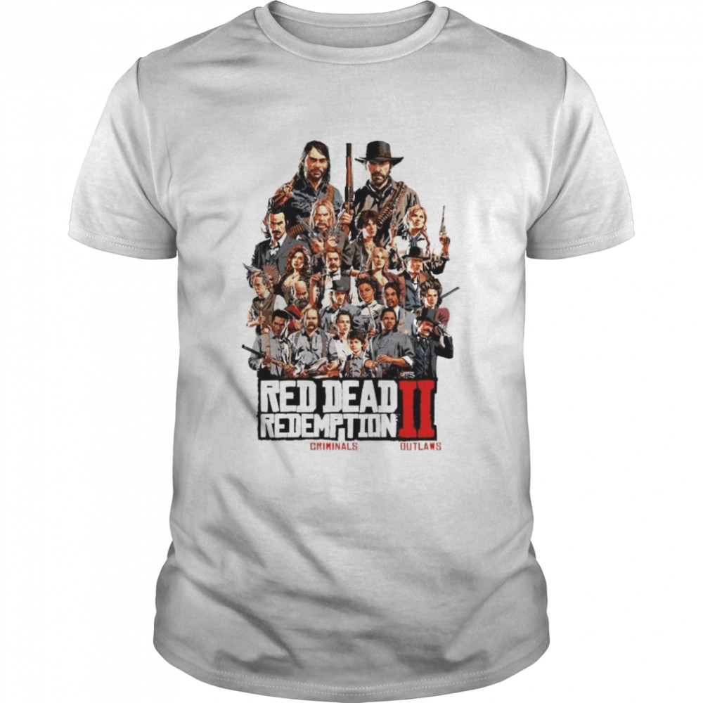 Red dead redemption II characters shirt