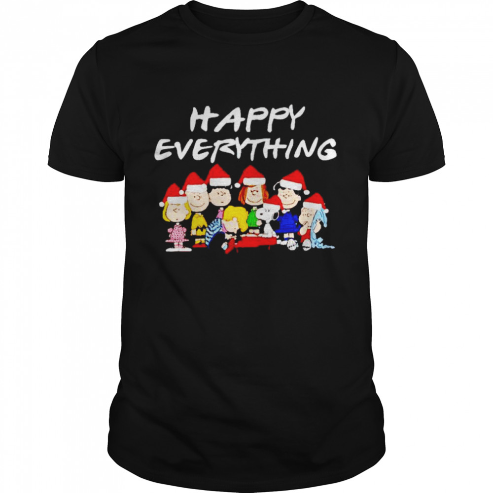 Santa Snoopy and Peanut Happy Everything Christmas 2021 shirt