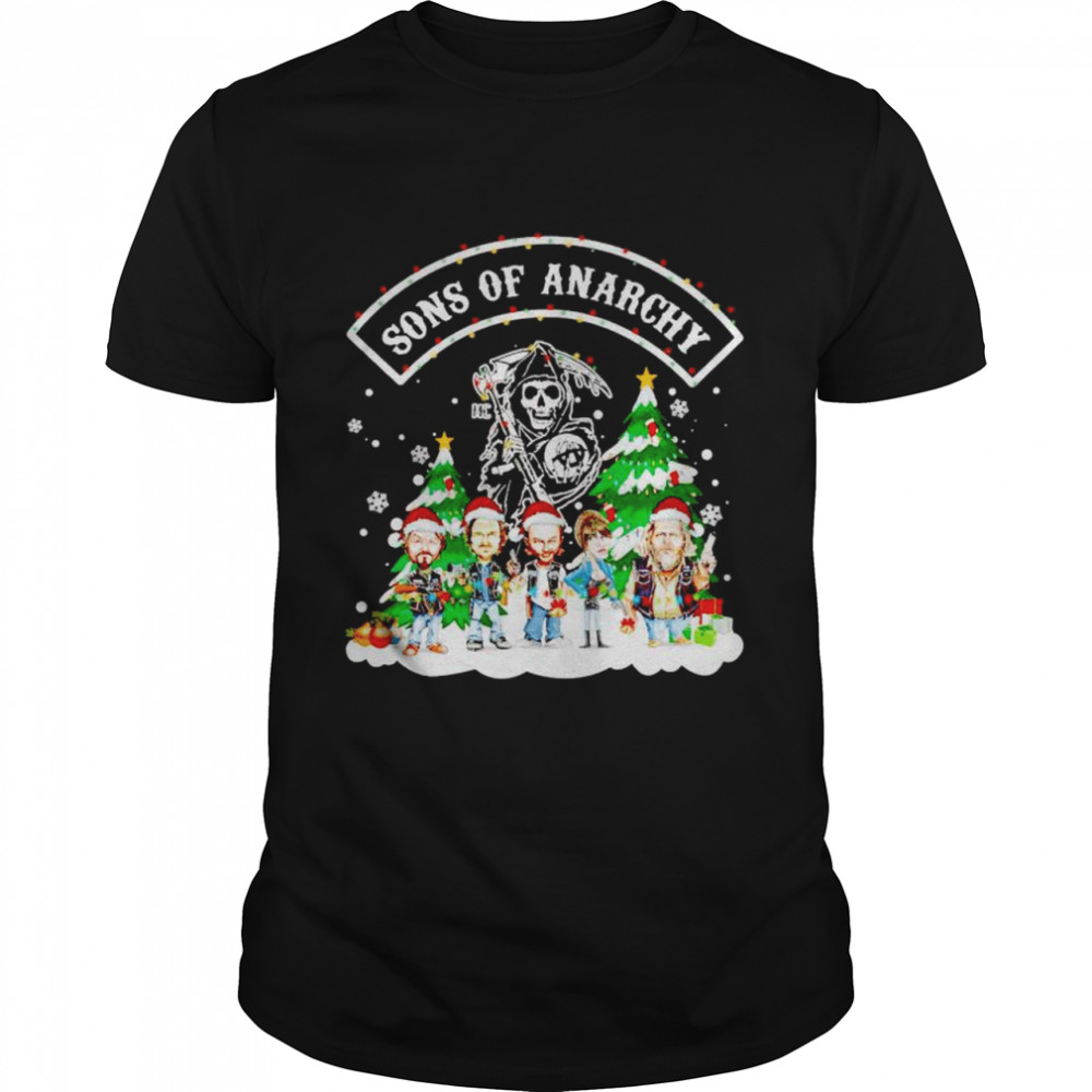 Sons of Anarchy members merry Christmas shirt