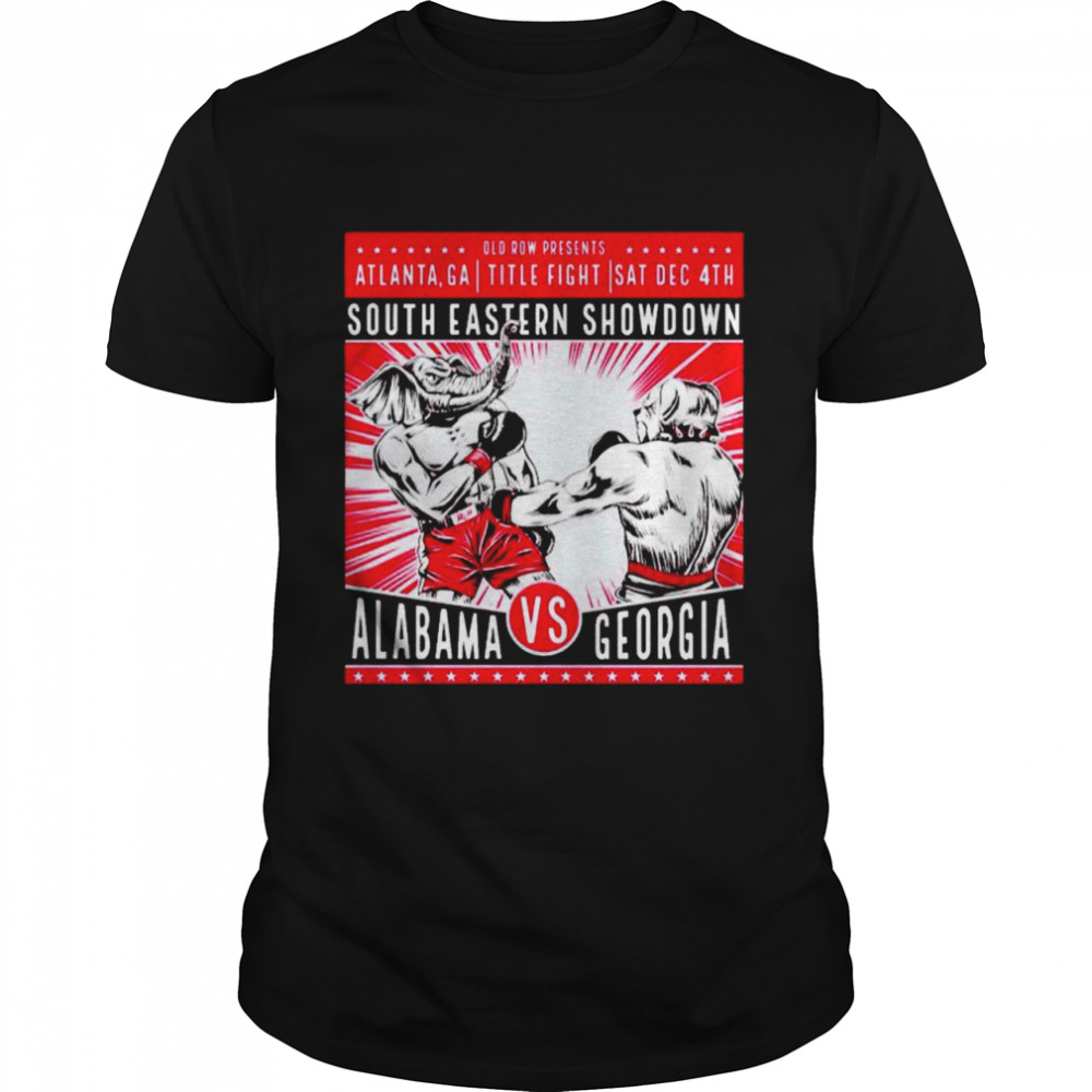 South Eastern Showdown Alabama vs Georgia poster shirt