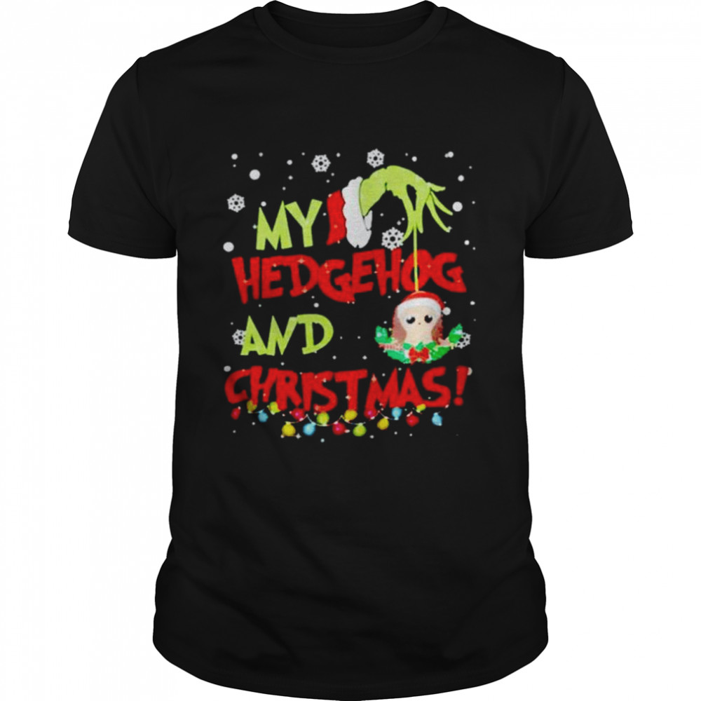 Grinch Hedgehog Christmas shirt