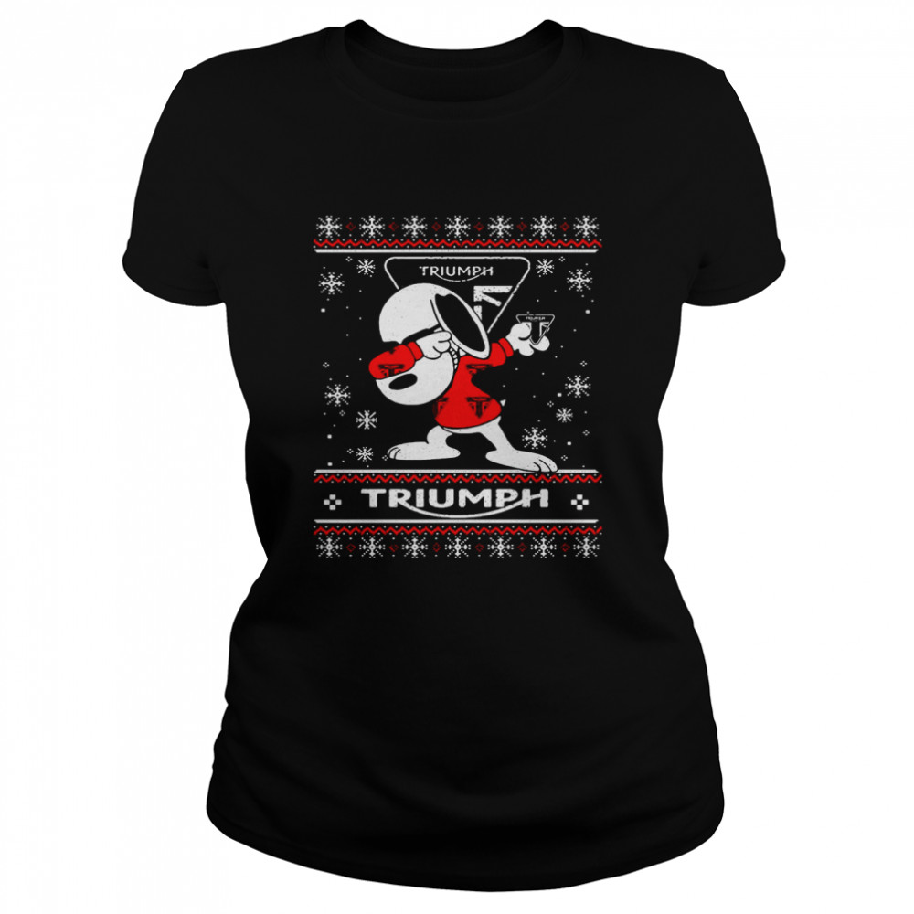 Snoopy Dabbing Triumph Christmas Sweater  Classic Women's T-shirt