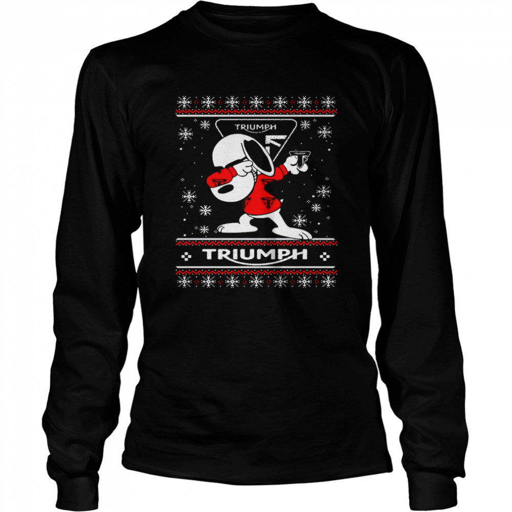 Snoopy Dabbing Triumph Christmas Sweater  Long Sleeved T-shirt