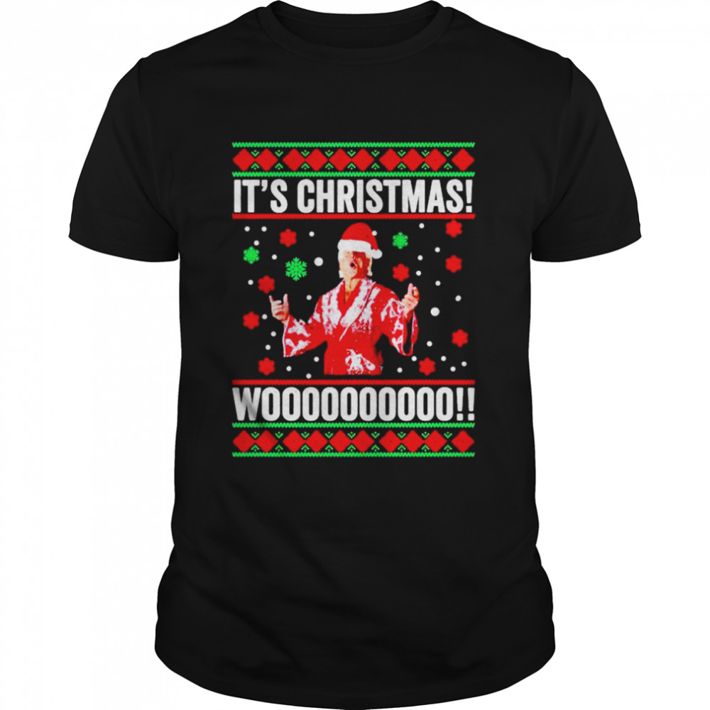 Ric Flair it’s Christmas woooooooooo Christmas shirt