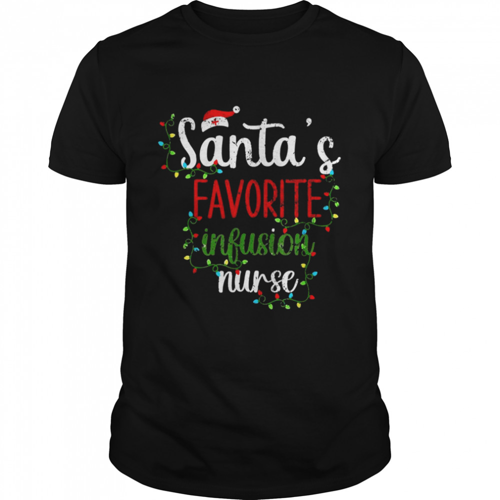 Vintage Christmas Cool Santa Infusion Nurse Shirt