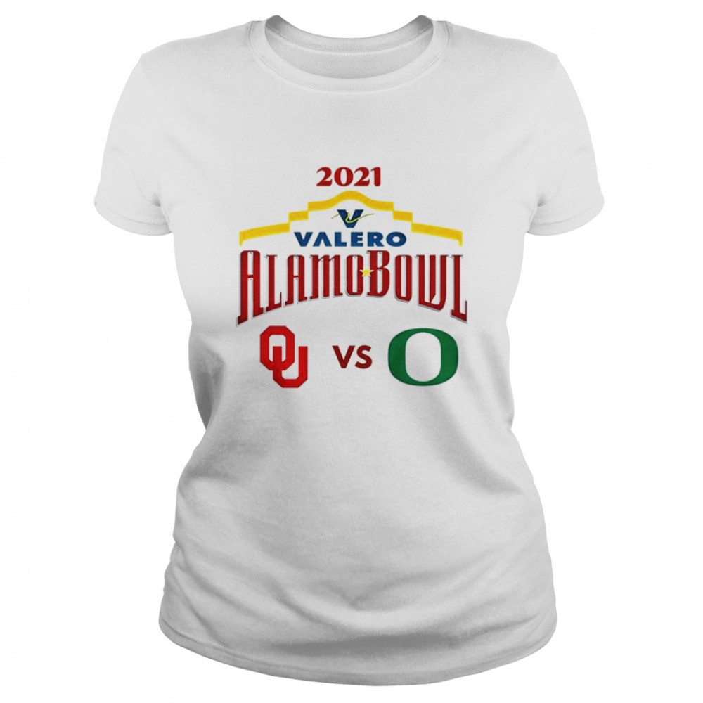 2021 Alamo Bowl Oregon Ducks vs Oklahoma Sooners shirt Classic Women's T-shirt