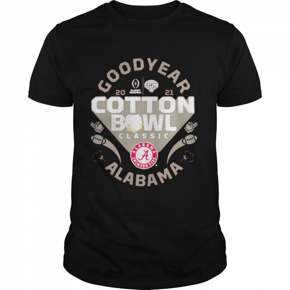 Alabama Crimson Tide College Football Playoff 2021 Cotton Bowl Bound Whistle T-shirt