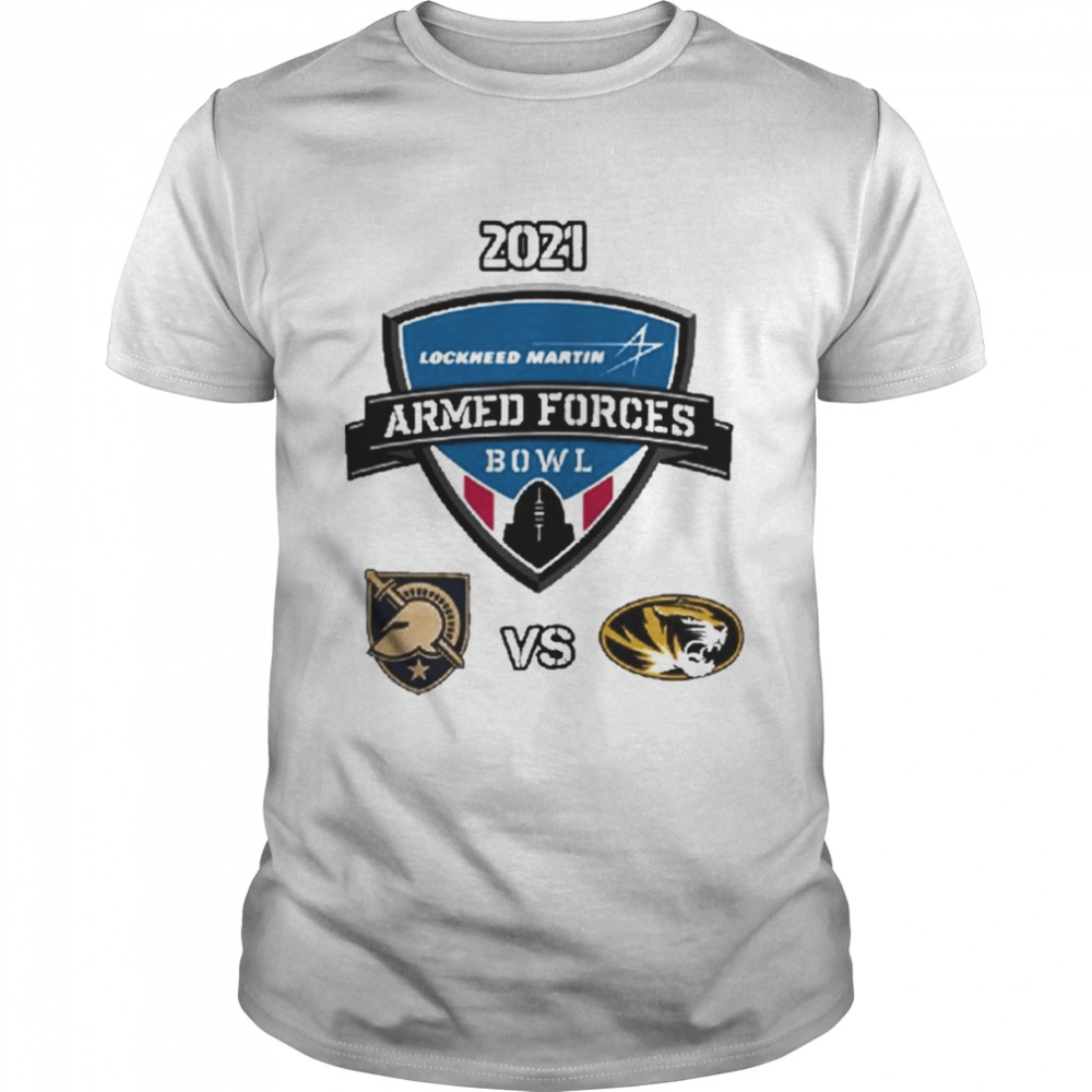 Army Black Knights Vs Missouri Tigers 2021 Lockheed Martin Armed Forces Bowl Shirt