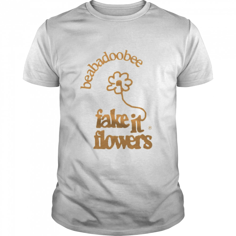 Beabadoobee fake it flowers shirt