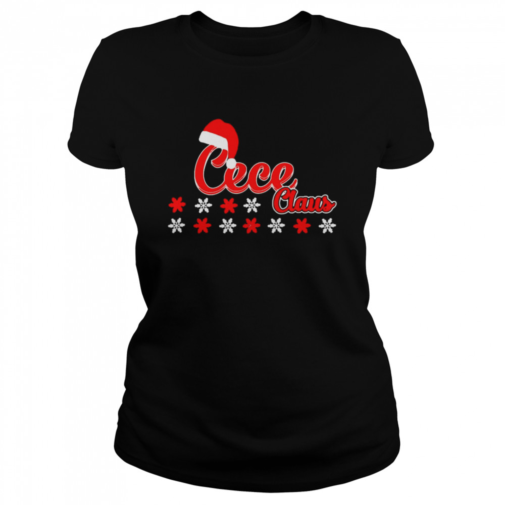 Cece Claus Matching Family Christmas Pajamas  Classic Women's T-shirt