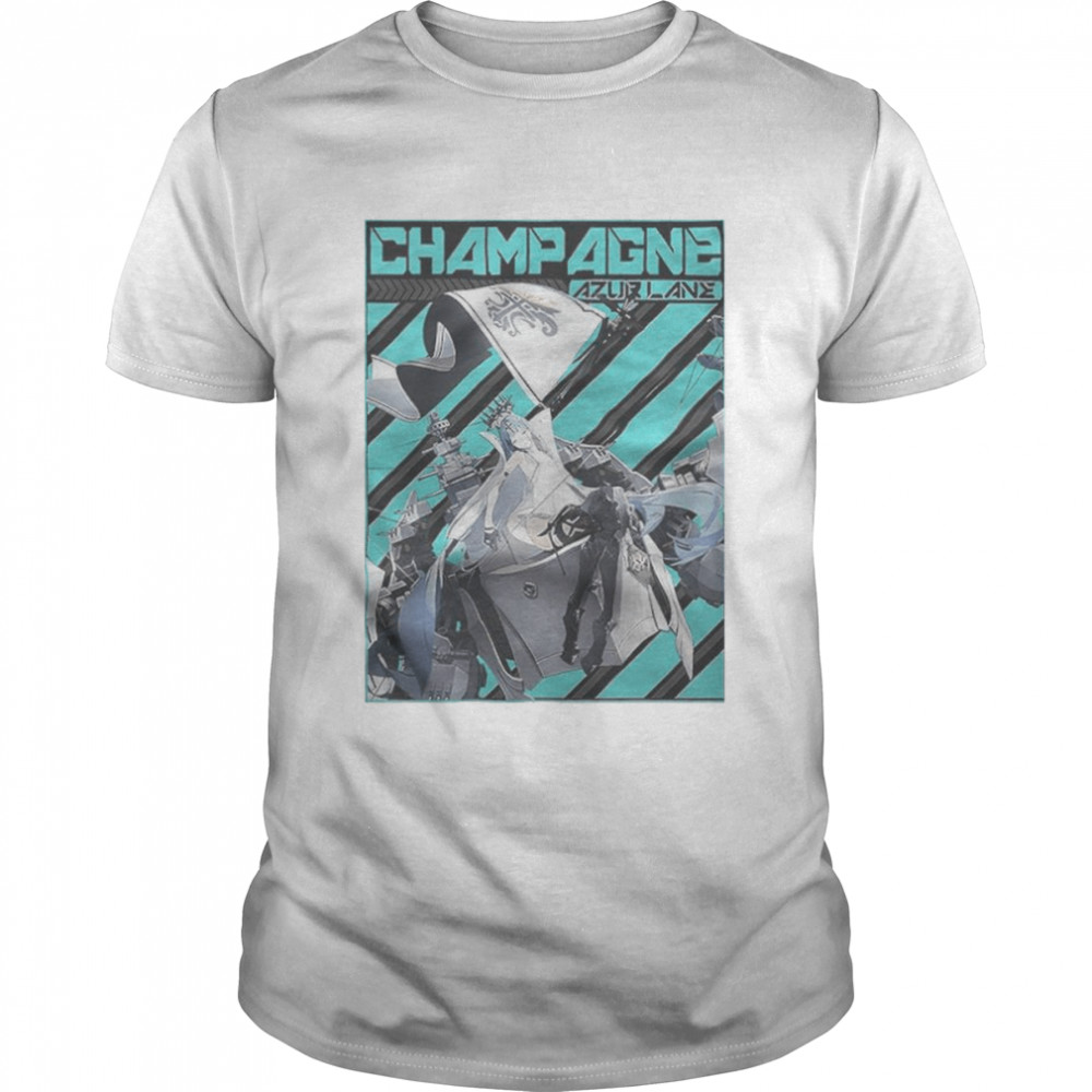 Champagne Azur Lane poster shirt