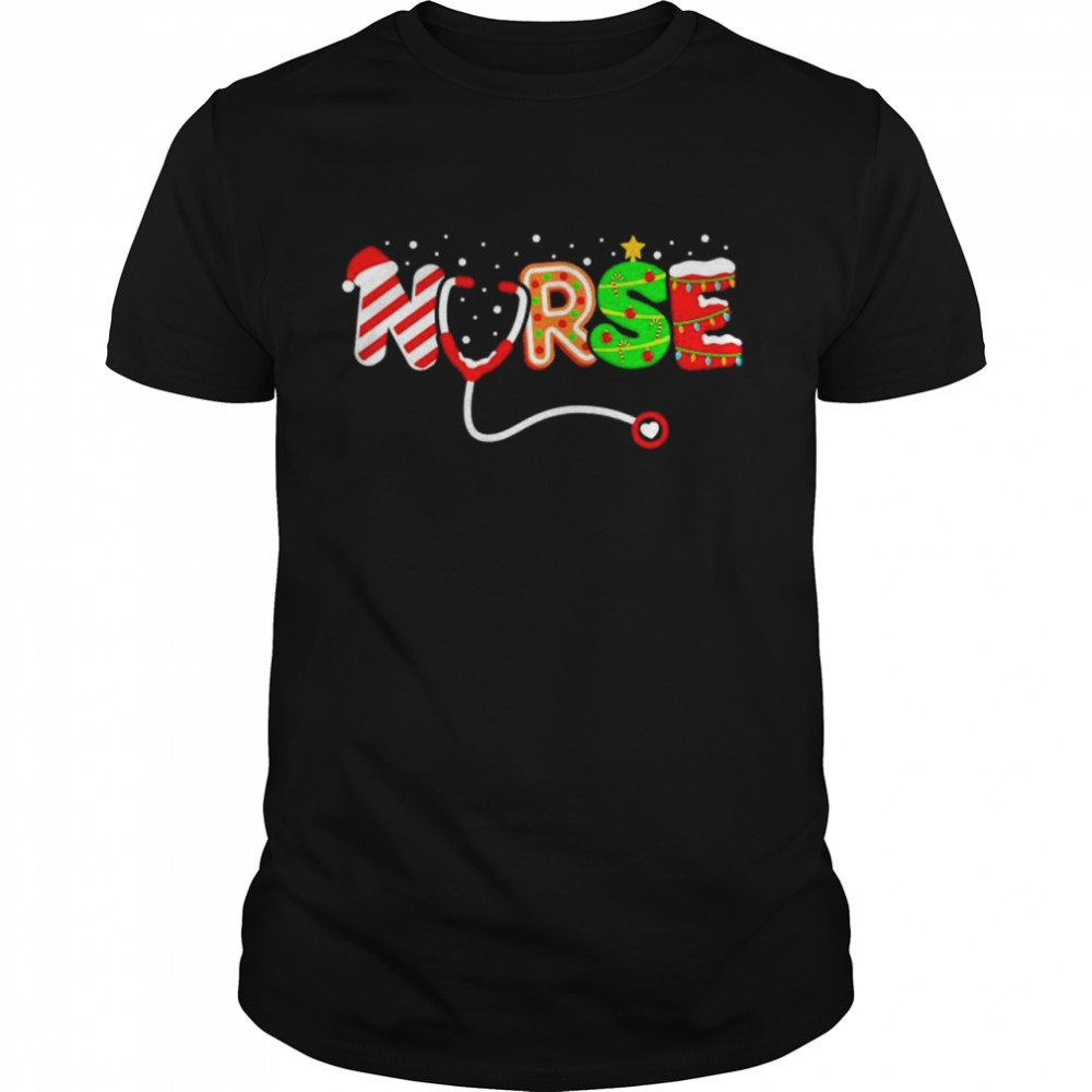 Christmas Nurse Santa shirt