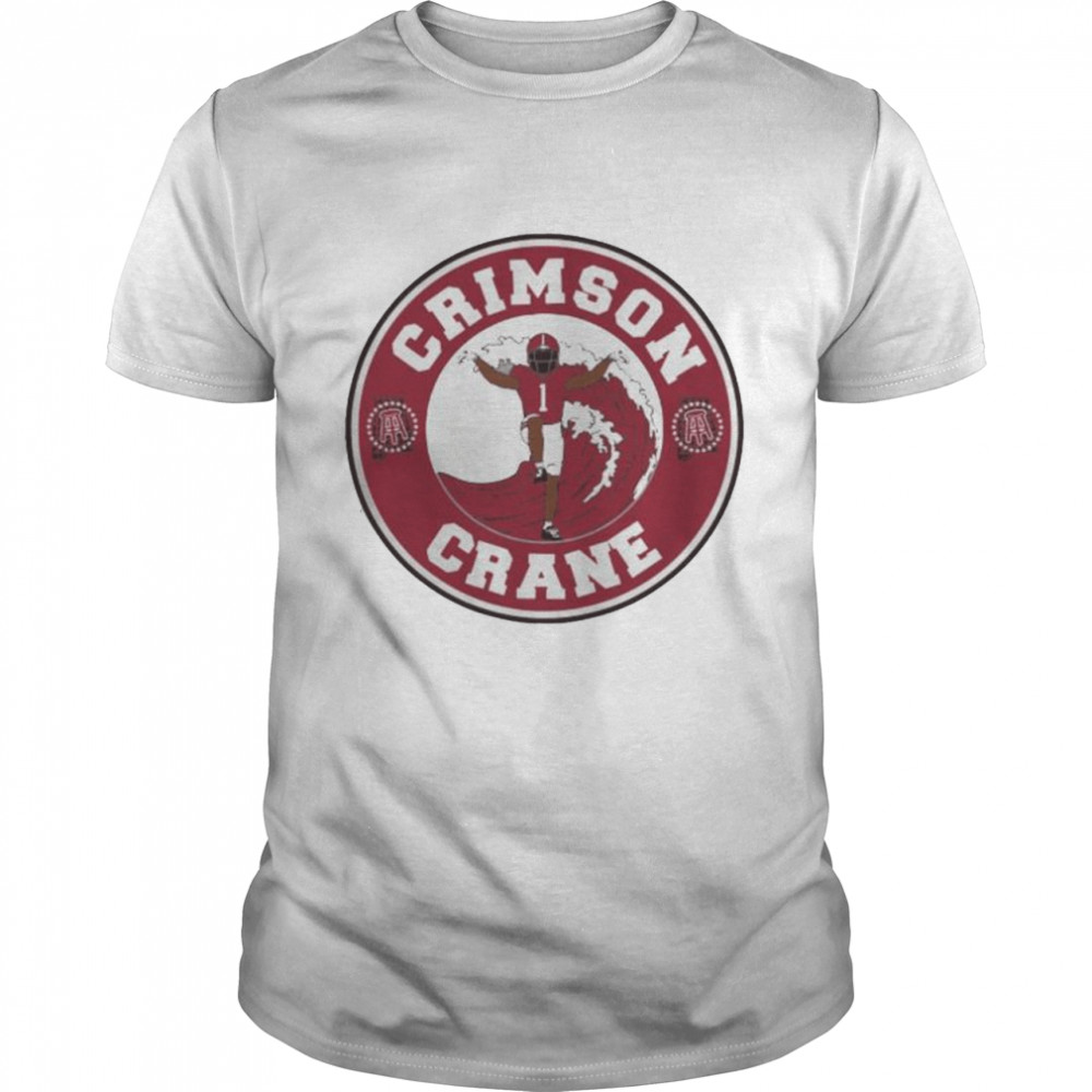 Crimson Crane shirt