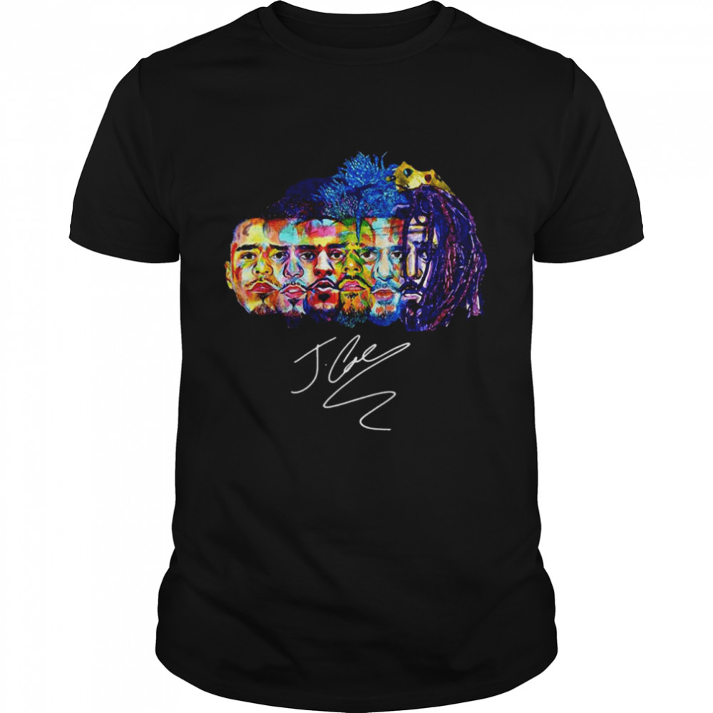 Evolution of J Cole Middle child 2021 Love Rapper Shirt