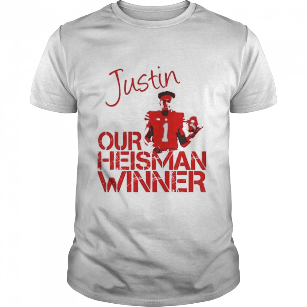 Justin our heisman winner shirt