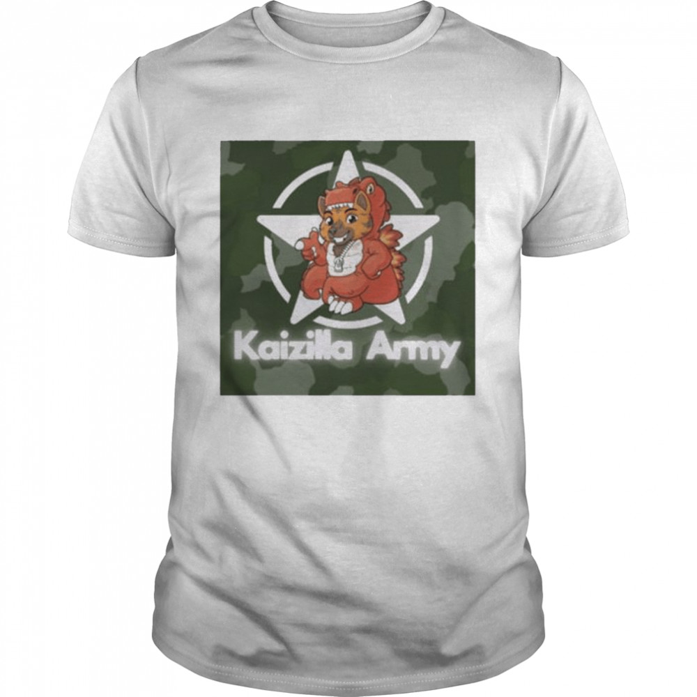 Kaizilla merch store kaizilla army crew neck shirt