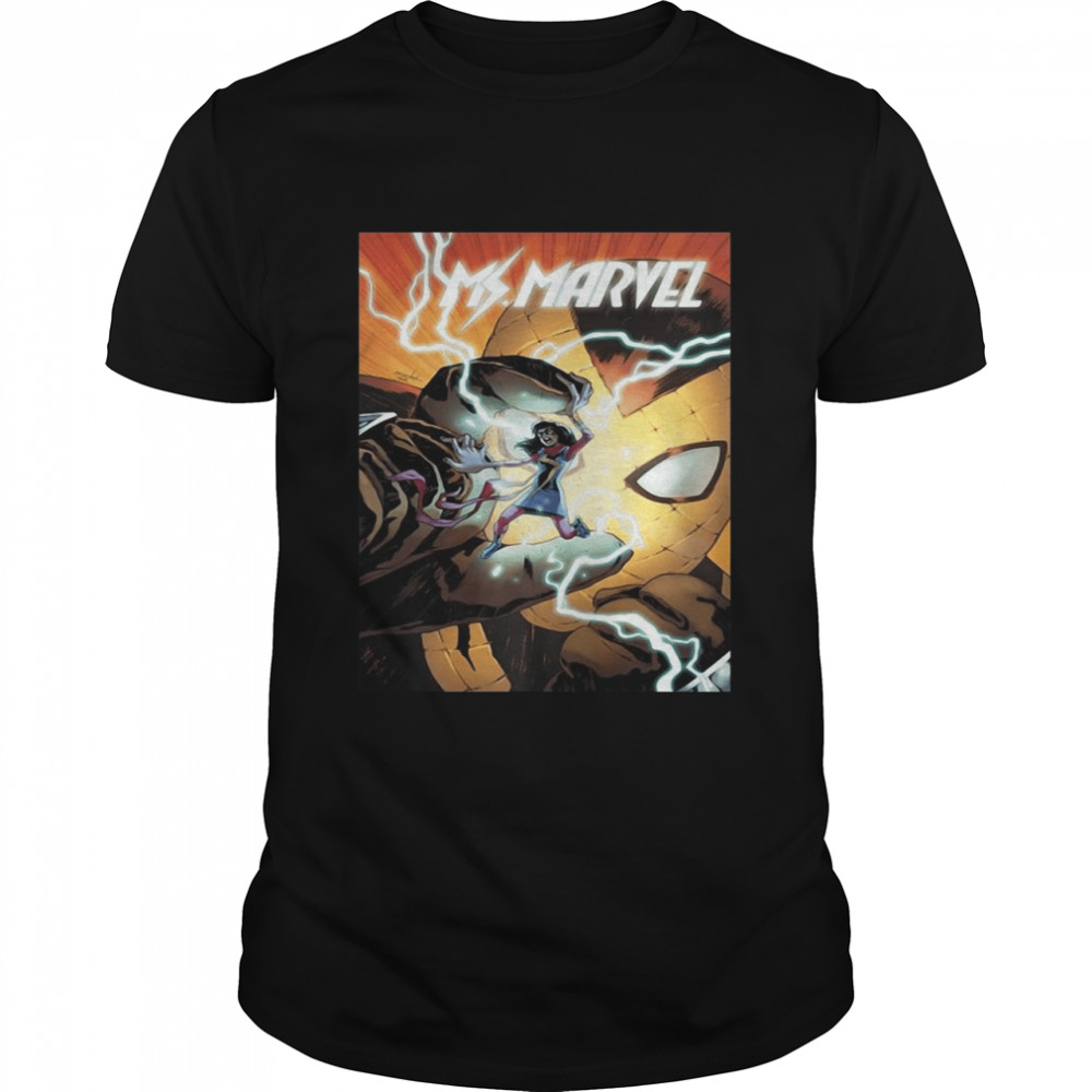 Marvel Ms. Marvel Shocker Comic Cover Shirt