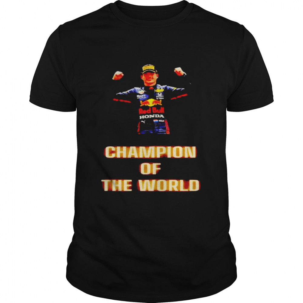 Max Verstappen champion of the world shirt