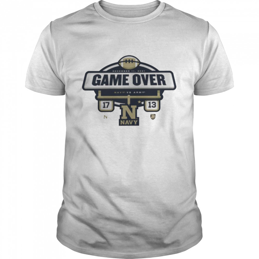 Navy Midshipmen vs. Army Black Knights 2021 Football Score shirt