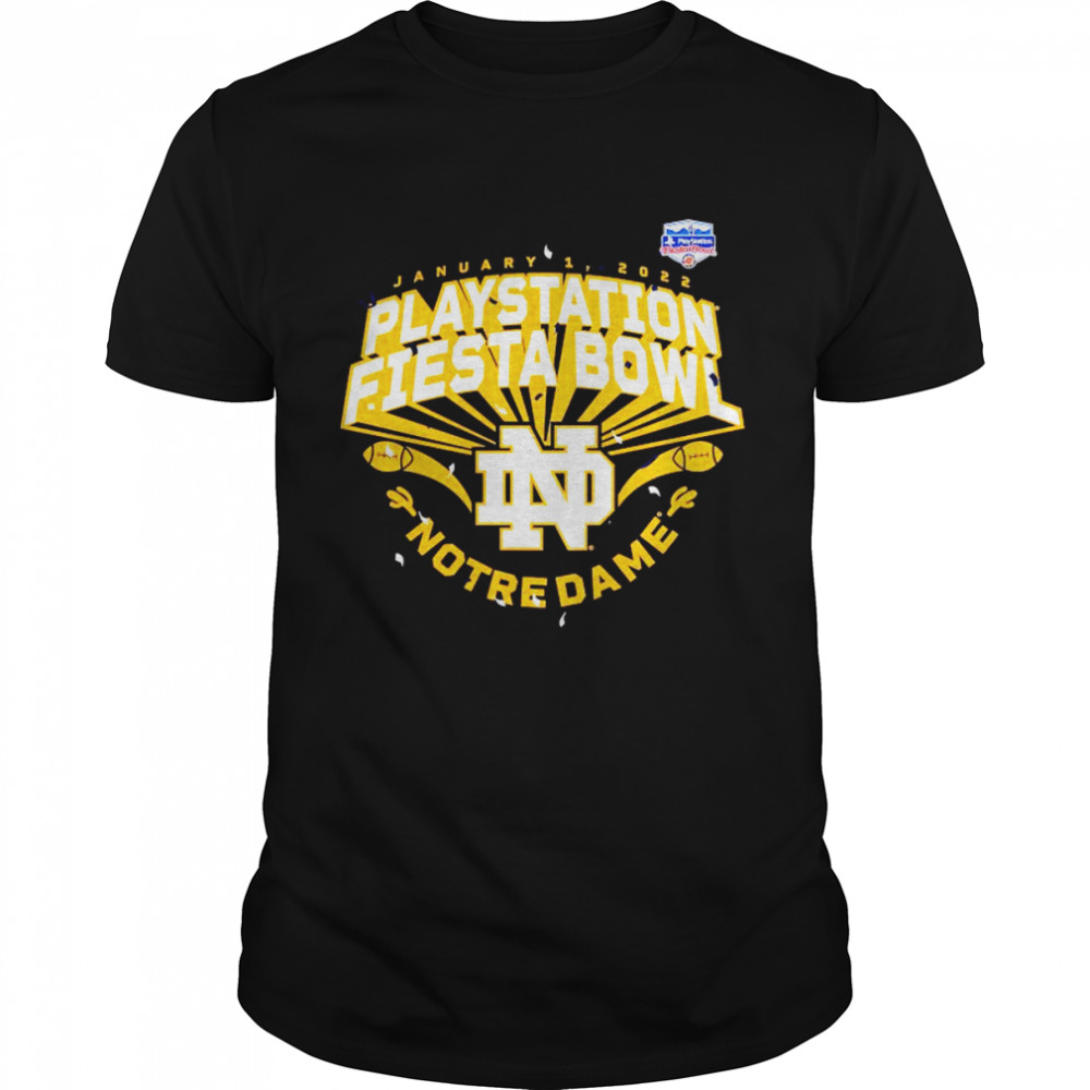 Notre Dame Fighting Irish 2022 playstation fiesta bowl shirt