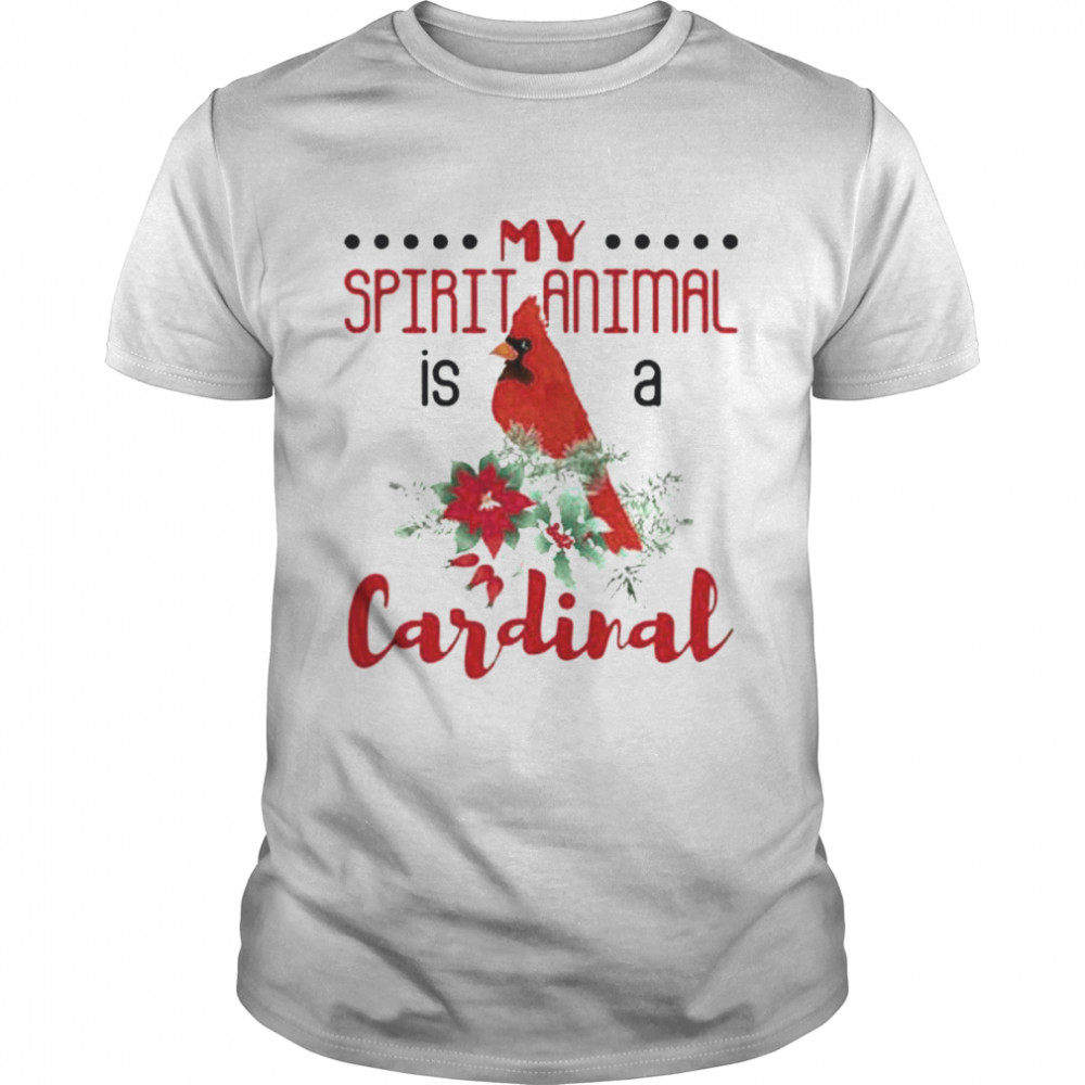 Parrot my spirit animal is a cardinal shirt