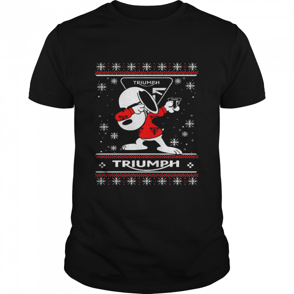 Snoopy Dabbing Triumph Christmas Sweater Shirt