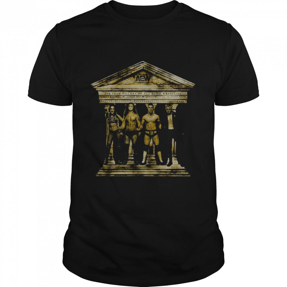 The Real 4 Pillars Of Aew Shirt