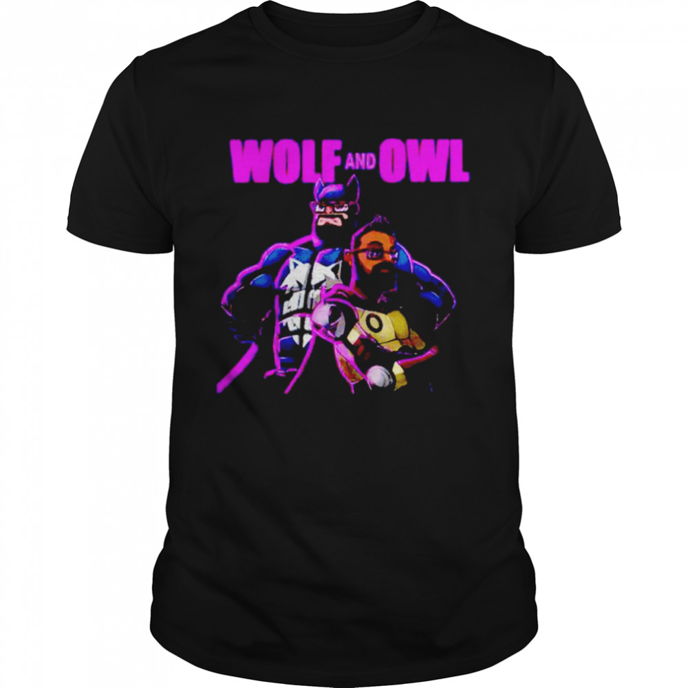 Wolf and owl Podcast shirt