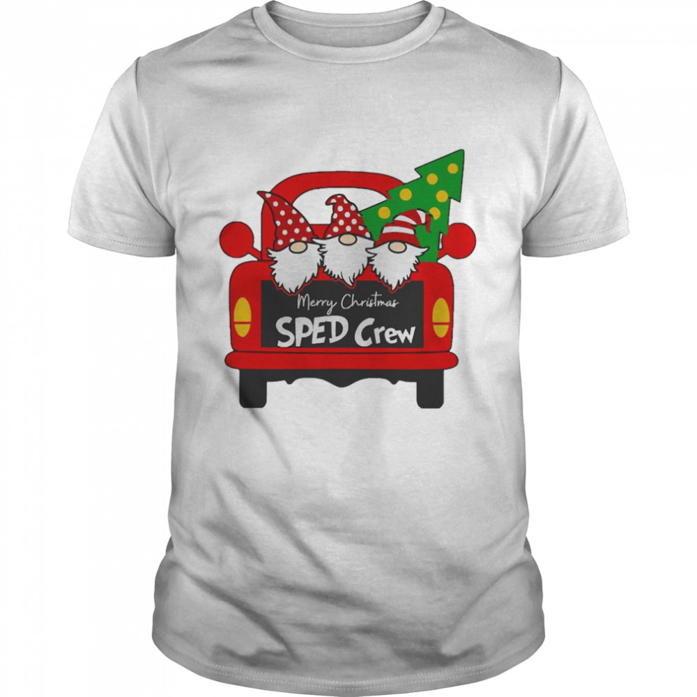 Merry Christmas SPED Crew Christmas Sweater  Classic Men's T-shirt