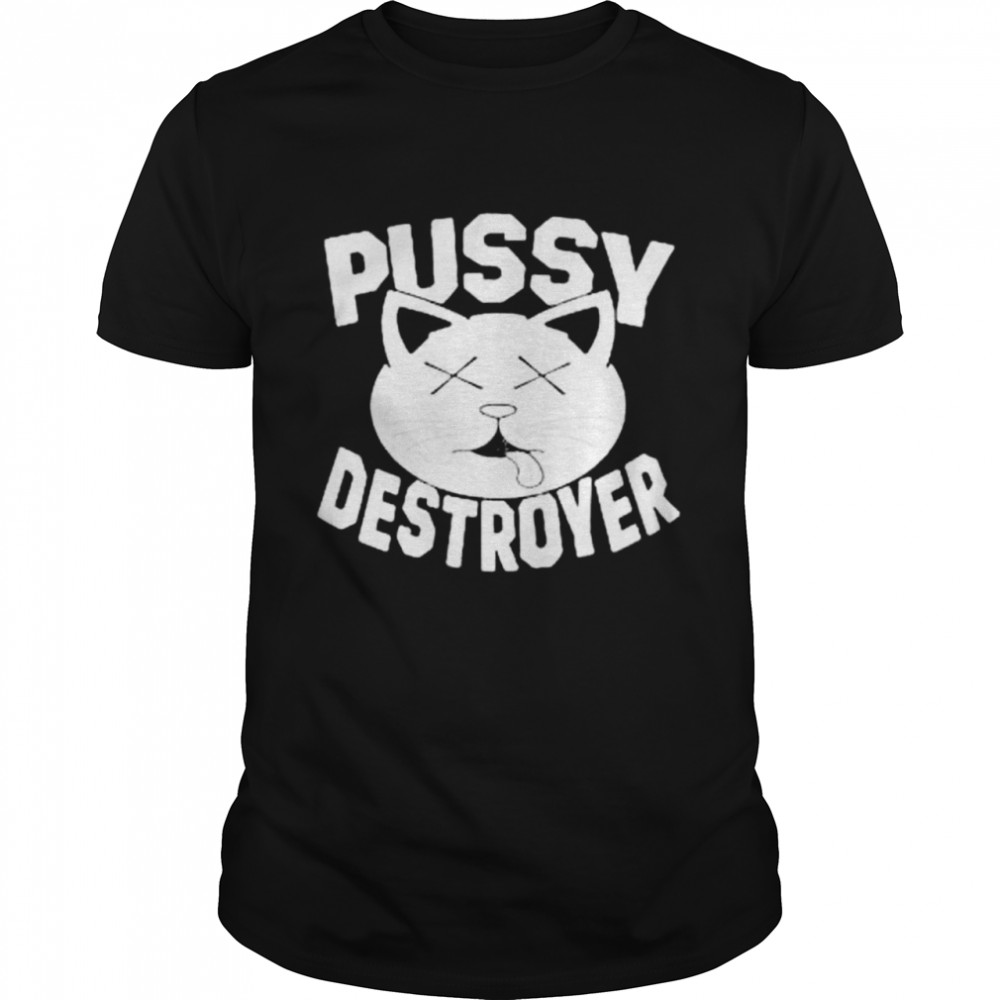 Pussy Destroyer Cat shirt Classic Men's T-shirt
