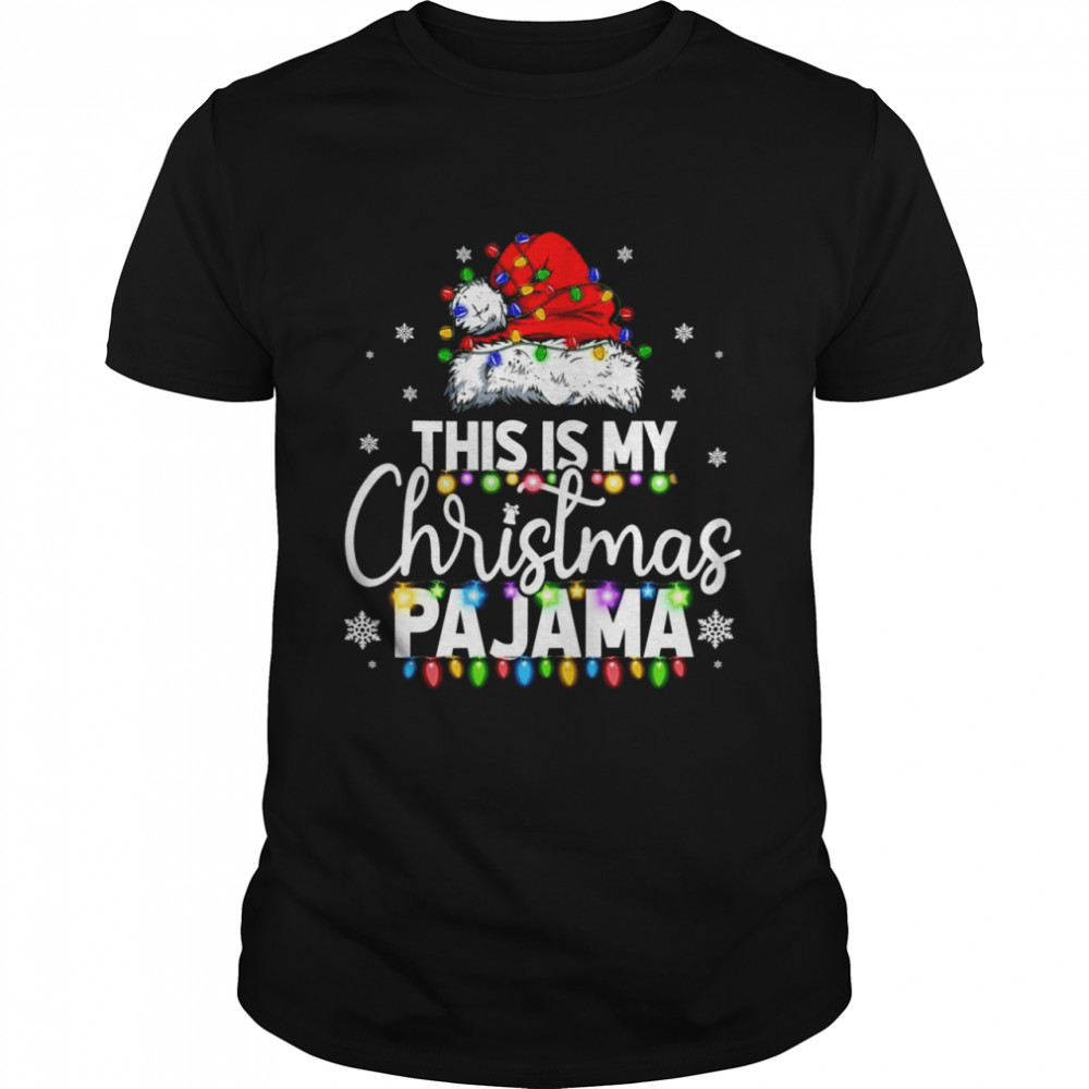 This Is My Christmas Pajama Lights Kid Shirt