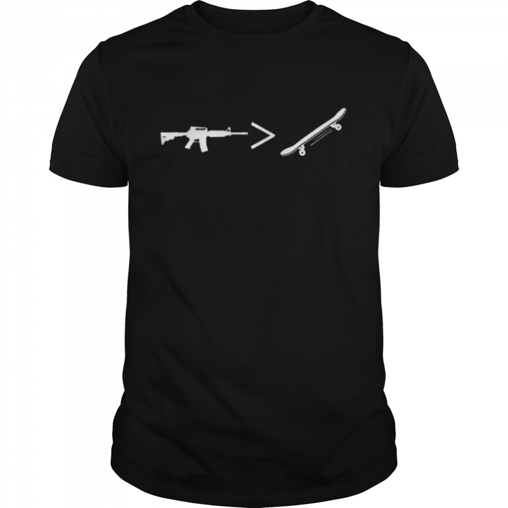 AR15 Skateboard shirt