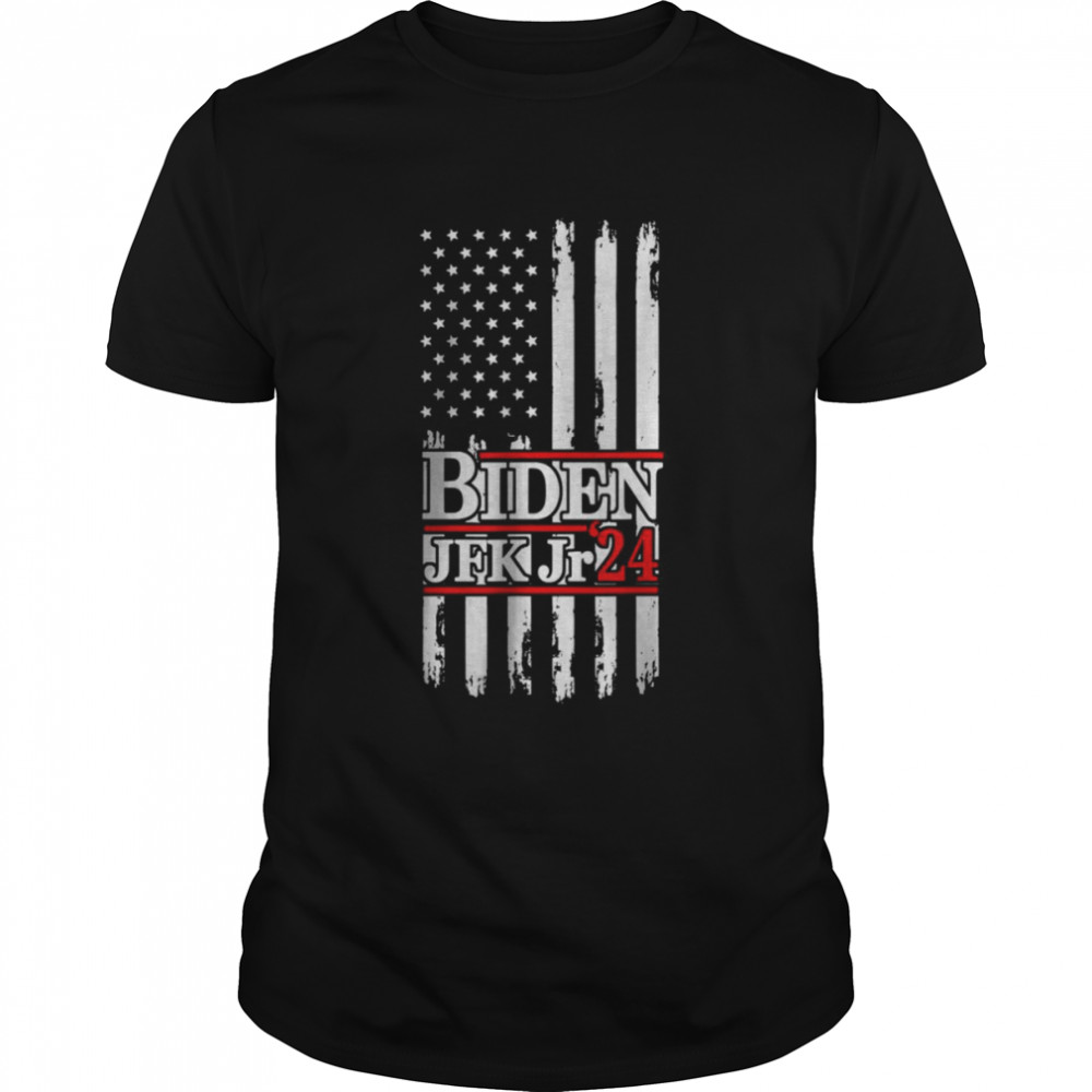 Biden jfk jr24 Merican flag vintage shirt