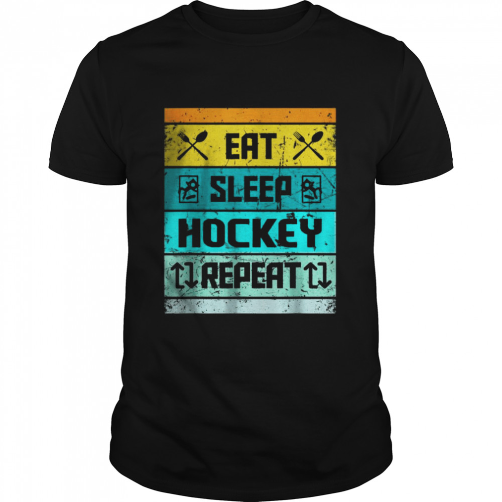 Eat Sleep Hockey Repeat T-Shirt