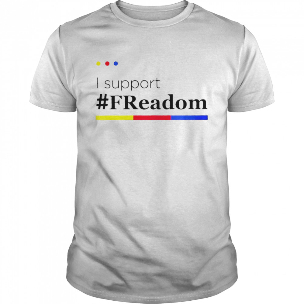 FReadom Librarian I support shirt