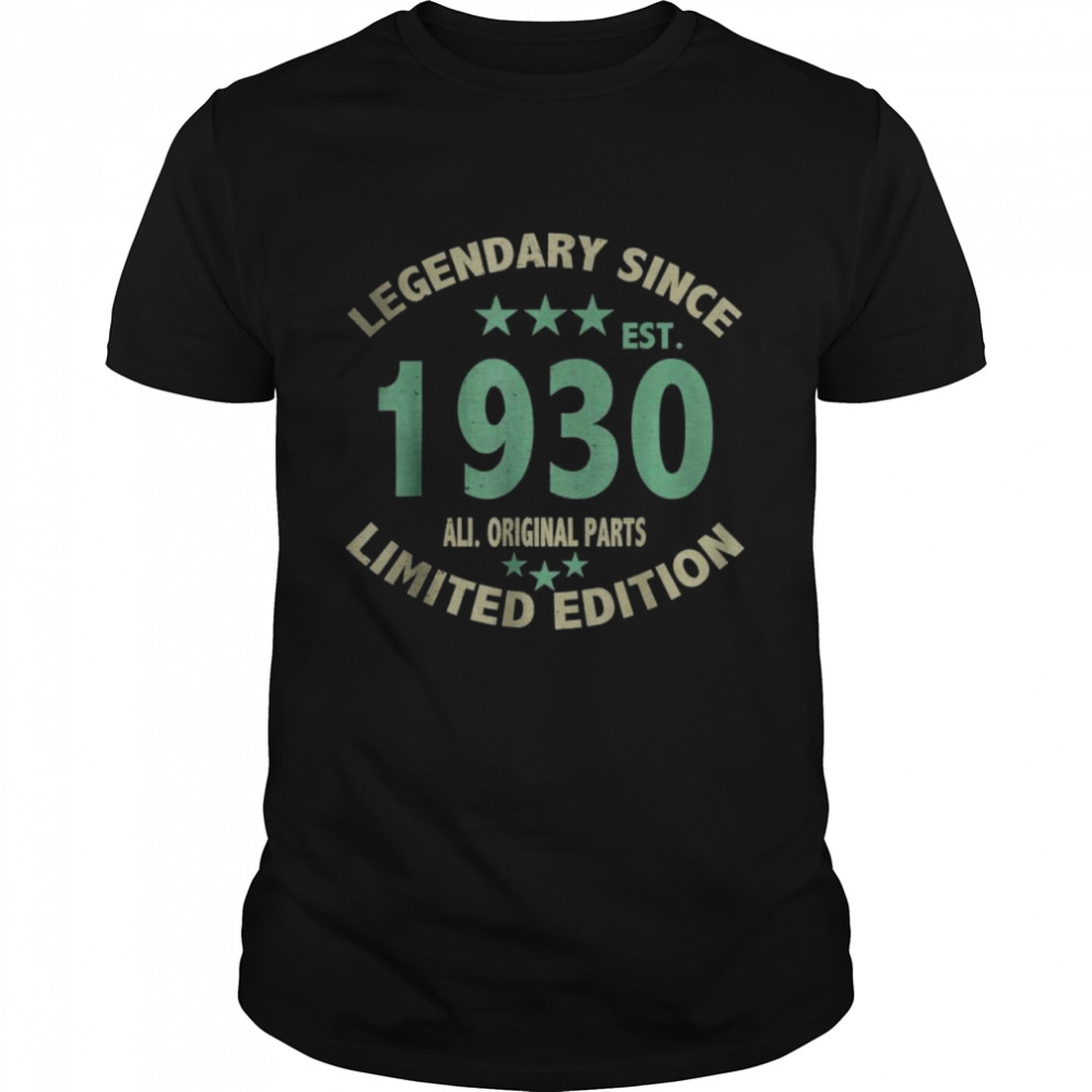 Legend Since 1930 All Original Parts Limited Edition T-Shirt