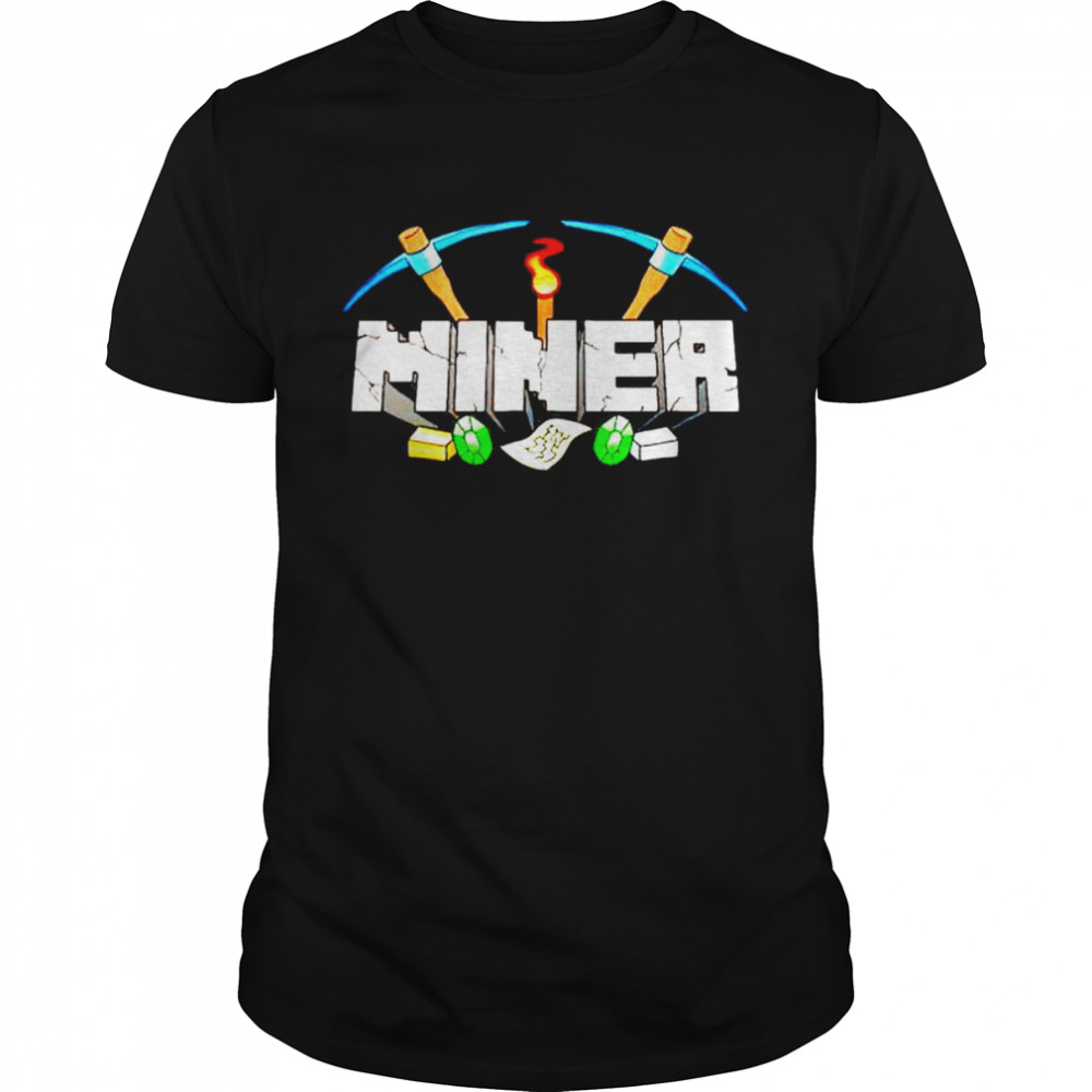 Minecraft Miner shirt