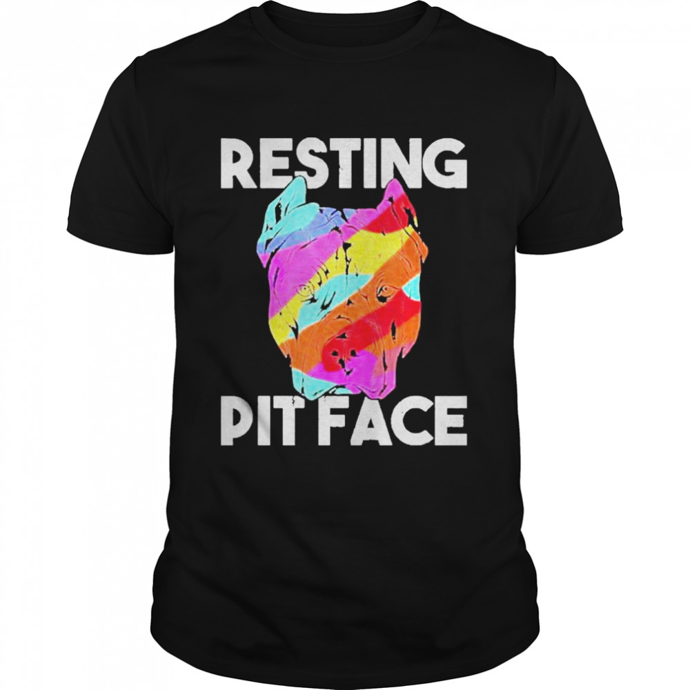 Pitbull Resting Pit Face Shirt